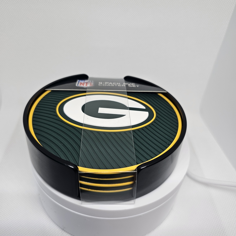 Green Bay Packers 4pc Drink Coaster Set